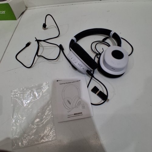 EARBAY GAMING HEADSET WITH MIC - 2.4G/BT - BLACK / WHITE (MODEL: G-96) image 5