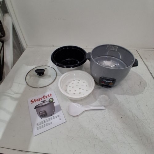 STARFRIT 10 CUP RICE COOKER WITH CERAMIC COATING - GREY (MODEL: 024739) image 3