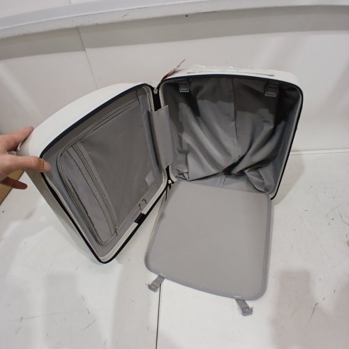 HANKE UNDERSEAT CARRY ON LUGGAGE WITH WHEELS - 16" - SMOKE WHITE (MODEL: KH9820) image 7