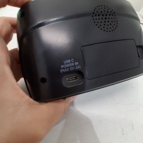WESTCLOX FM CLOCK RADIO - 1.4"; 2 USB CHARGING PORTS - BLACK (MODEL: 80227CCN) image 4