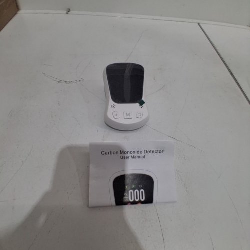 CARBON MONOXIDE DETECTOR PLUG-IN WALL WITH LCD DISPLAY - BLACK/WHITE (MODEL: MY-S17) image 3