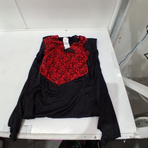 RUBIES VAMPIRE COSTUME DRESS - MEDIUM (8-10) - RED AND BLACK (STYLE: VAMPIRE) image 2