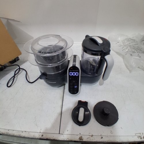 6-IN-1 BABYMOOV DUO MEAL STATION MULTI-SPEED BABY FOOD MAKER - 6 FUCTIONS - GREY (MODEL: A001125) image 3