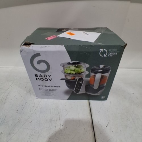 6-IN-1 BABYMOOV DUO MEAL STATION MULTI-SPEED BABY FOOD MAKER - 6 FUCTIONS - GREY (MODEL: A001125) image 10