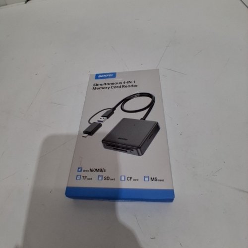 BENFEI 4-IN-1 TF/SD/MS/CF MEMORY CARD READER COMPATIBLE WITH IPHONE PRO/MAX, MACBOOK PRO/AIR 2023, IPAD PRO AND SURFACE BOOK 3 - BLACK image 4