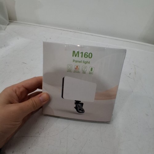 RECHARGEABLE PORTABLE LED SELFIE PANEL LIGHT WITH CLIP - 5V 1A 2700-6500K - BLACK (MODEL: M160) image 4