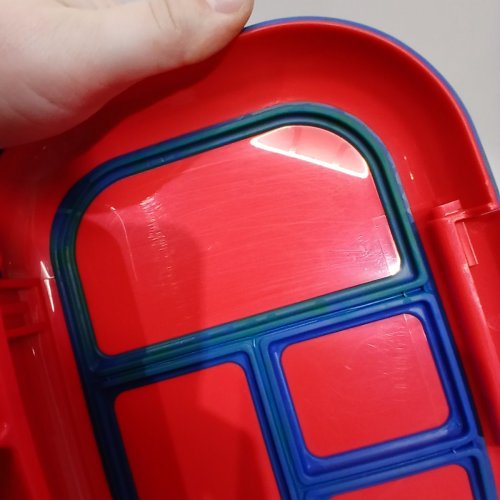 KIDS BENTGO LUNCHBOXES WITH DIVIDERS AND ICE PACKS - RED/WHITE (MODEL: 1997883) image 3