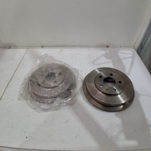 2PK CMX REAR BRAKE DRUM ROTORS - FITS SELECT MODELS - SILVER (MODEL: 8-97824) image 2