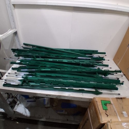 50PK STEP IN FENCE POSTS FOR WIRE FENCING OR ELECTRIC FENCE - 48" - GREEN image 2