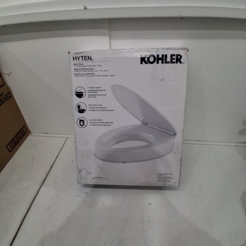 KOHLER HYTEN - ELEVATED QUIET-CLOSE ELONGATED TOILET SEAT - WHITE - (MODEL: 25875-0) image 5