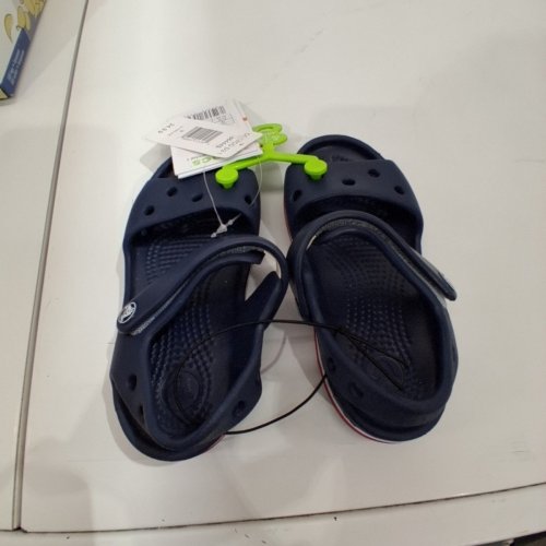 CHILDREN'S CROCS BAYABAND FLAT SANDAL - SIZE 9 - NAVY (STYLE:1864445) image 3