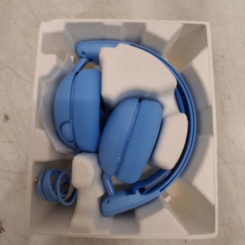 SKULLCANDY GROM OVER-EAR WIRED HEADPHONES, VOLUME-LIMITING, SHARE AUDIO PORT - BLUE SURF (MODEL:‎ S6KAY-R740) image 3