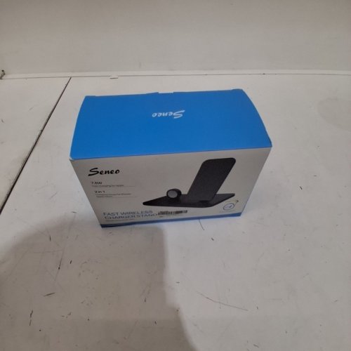 SENEO 2 IN 1 WIRELESS CHARGER STAND FOR APPLE IPHONE AND WATCH - 7.5 WATTS - BLACK - (MODEL: PA193B) image 3