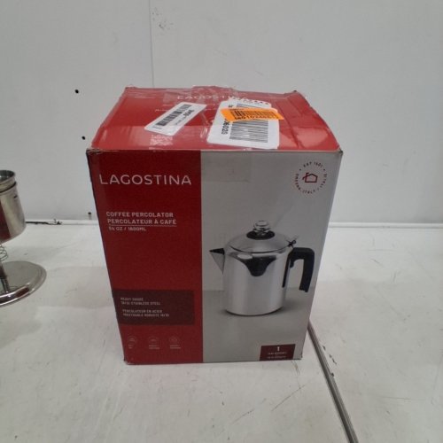 LAGOSTINA 54OZ. STAINLESS STEEL COFFEE PERCOLATOR image 4