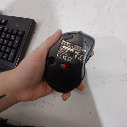2PC KENSINGTON WIRELESS MEDIA KEYBOARD AND MOUSE SET - BLACK - (MODEL:72408) image 2