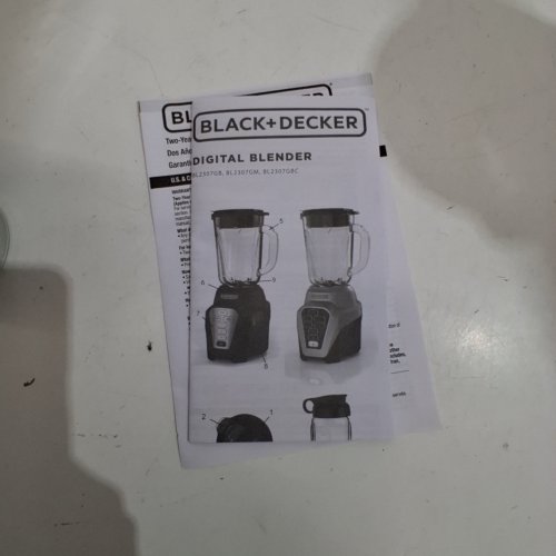 BLACK+DECKER DIGITAL BLENDER - 700W PEAK POWER - BLACK image 4