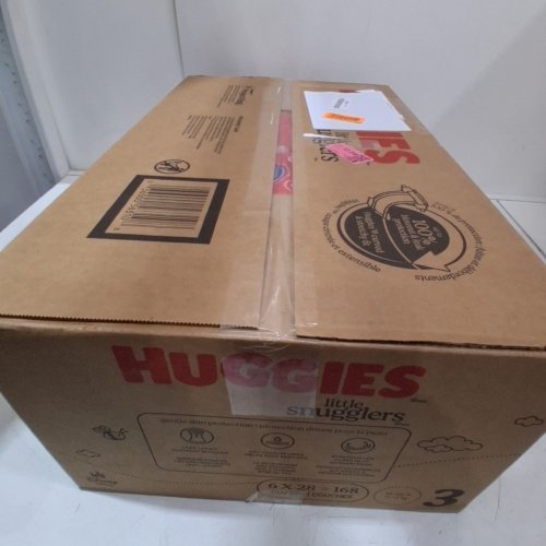 168PK HUGGIES LITTLE SNUGGLERS BABY DIAPERS - SIZE 3 - WINNIE THE POOH image 2