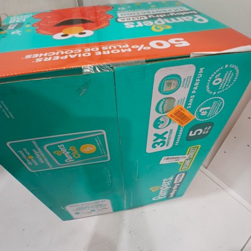138PK PAMPERS BABY DRY ULTRA DIAPERS - SIZE 5 (20-37LBS) - SESAME STREET image 3