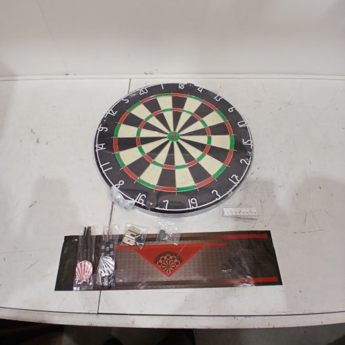AMAZON BASICS REGULATION SIZE DARTBOARD SET - 6 DARTS INCLUDED - 18" - (MODEL: B0DZ24NR85) image 2