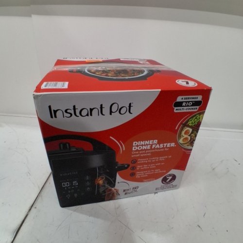 INSTANT POT 7 IN 1 RIO MULTICOOKER - 4QT - 800W - 120V - BLACK (MODEL: RIPC41-BK) image 5