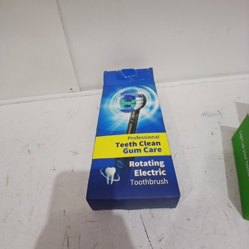 TEETHEORY ROTATING ELECTRIC TOOTHBRUSH WITH 8 BRUSH HEADS - BLACK - (MODEL: GE199) image 6