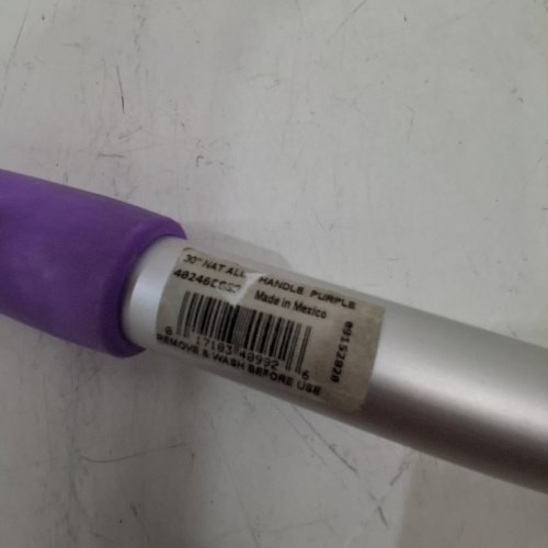 SPARTA ALUMINUM BROOM MOP HANDLE - 30" REPLACEMENT HANDLE WITH ACME THREADED TIP FOR COMMERCIAL CLEANING - PURPLE image 2