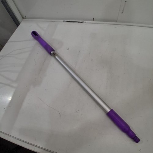 SPARTA ALUMINUM BROOM MOP HANDLE - 30" REPLACEMENT HANDLE WITH ACME THREADED TIP FOR COMMERCIAL CLEANING - PURPLE image 3
