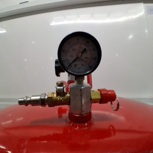 PORTABLE ADJUSTABLE FUNNEL HEIGHT OIL DRAIN CONTAINER EXTRACTOR WITH PRESSURE REGULATING VALVE - 20GAL - RED (MODEL: 917-02) image 5