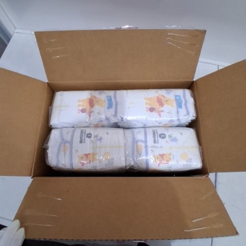 96 PK HUGGIES LITTLE SNUGGLERS BABY DIAPERS - SIZE 1 image 2