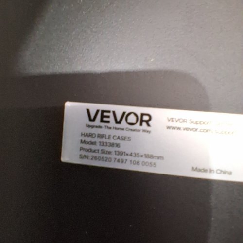 VEVOR HARD RIFLE CASE - 38" - BLACK image 2