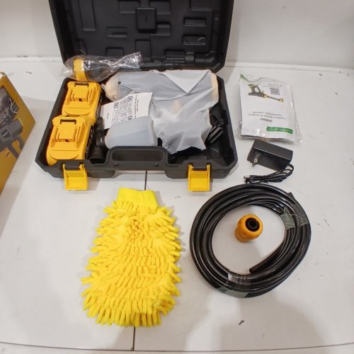 SKYBNNY CORDLESS PRESSURE WASHER - 21 V - BLACK AND YELLOW (MODEL: MQ-102) image 3