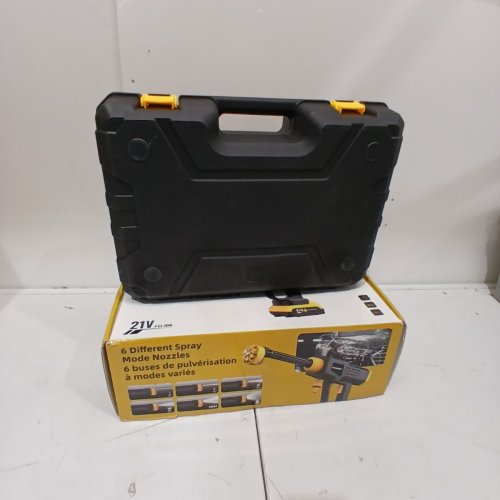 SKYBNNY CORDLESS PRESSURE WASHER - 21 V - BLACK AND YELLOW (MODEL: MQ-102) image 4
