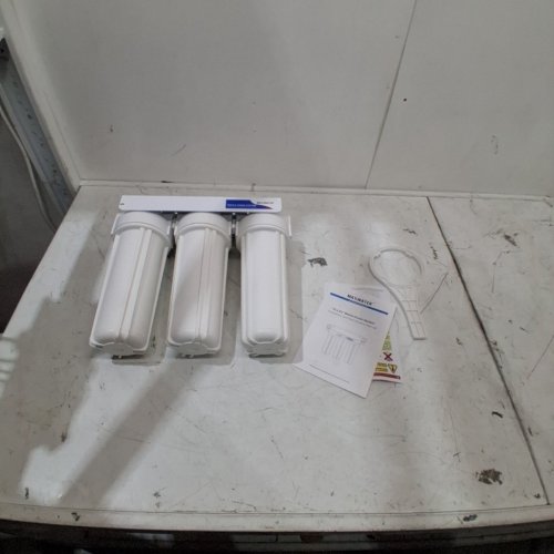 MAXWATER STANDARD WHOLE HOUSE 3 STAGE WATER FILTRATION SYSTEM - WHITE (MODEL: 103467) image 4