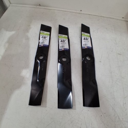 3PK MAXPOWER BLADE SET - FOR JOHN DEERE REPLACES M127500 - 48" - BLACK (MODEL: 561814B) image 2