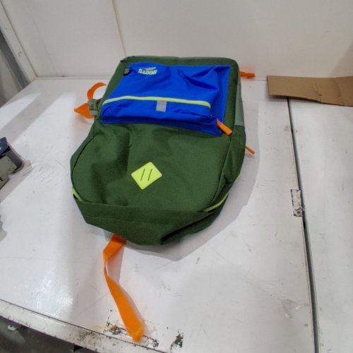 ROOTS LIGHTWEIGHT BACKPACK WITH LAPTOP COMPARTMENT - 34L - GREEN/BLUE (STYLE:RTS6914) image 2