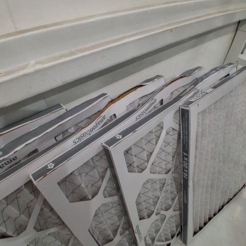 6PK AMAZON BASICS MERV 8 AC FURNACE AIR FILTERS - 16"X20"X1" - WHITE image 3