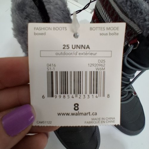 WOMEN'S GEORGE FASHION WINTER BOOTS - 8 - CHARCOAL GRAY image 2