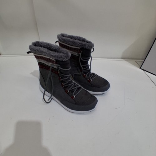 WOMEN'S GEORGE FASHION WINTER BOOTS - 8 - CHARCOAL GRAY image 3