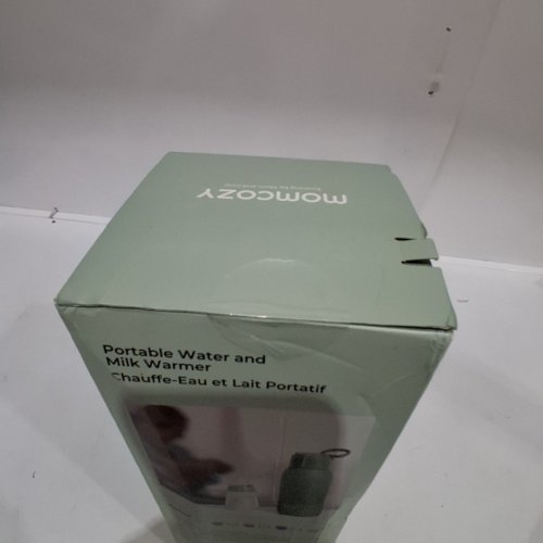 MOMCOZY PORTABLE BEVERAGE WARMER WITH DUAL HEATING MODES FOR BREAST MILK & WATER - 17OZ CAPACITY - PALE GREEN (MODEL: MW05) image 3