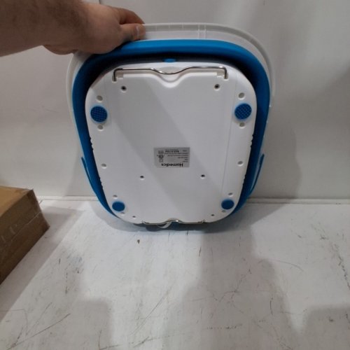 HOMEDICS SMART SPACE BUBBLE MATE COLLAPSIBLE FOOT SPA HEAT-MAINTAINING BUBBLE MASSAGE - BLUE/WHITE (MODEL: FB-80AMZ-RM) image 4