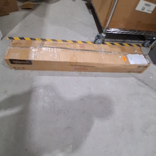YAHEETECH METAL PLATFORM BED FRAME HEAD AND FOOTBOARD - FULL - WHITE (MODEL: 613632) image 4