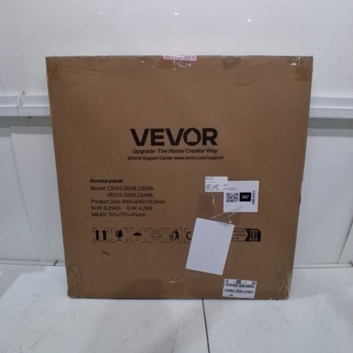 VEVOR ACCESS PANEL FOR DRYWALL - 25.2" X 25.2" - GALVANIZED STEEL/WHITE (MODEL: 9.03.S008.2349A) image 3