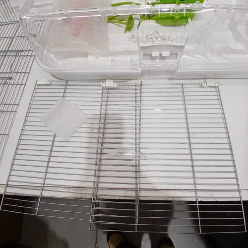 VISION BIRD CAGE, 16" X 25" X 34" H - WHITE BASE (MODEL: M02) image 7