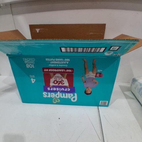 108PK PAMPERS CRUISERS 360 BABY DIAPERS - SIZE 4 image 3