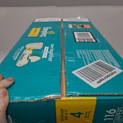 116PK PAMPERS SWADDLERS DIAPERS - SIZE 4 image 3