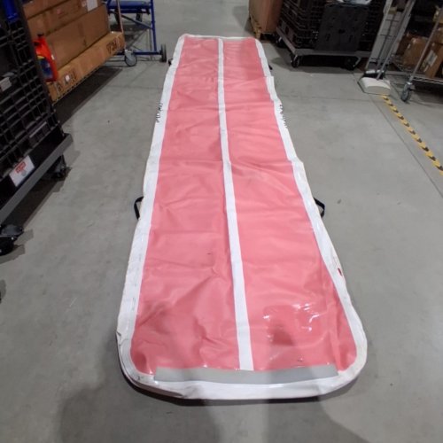 OWROMI INFLATABLE TUMBLE TRACK MAT FOR GYMNASTICS - 13FT X 3FT X 4" - PINK image 2