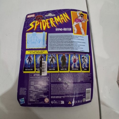 9PC HASBRO MARVEL SPIDER-MAN HYPNO-HUSTLER ACTION FIGURE - WHITE AND PINK image 3