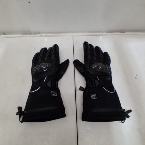 2PK UNISEX ELECTRIC HEATED GLOVES MOTORCYCLE ELECTRIC HEATED GLOVES - MEDIUM - BLACK image 4