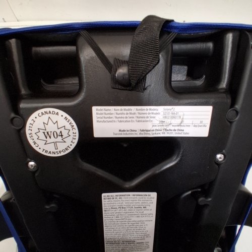 DIONO SOLANA 2 SPACE BACKLESS FORWARD-FACING BOOSTER SEAT - FITS CHILDREN UP TO 63" & 40-120LBS - BLUE (MODEL: 32101-NA-01) image 2