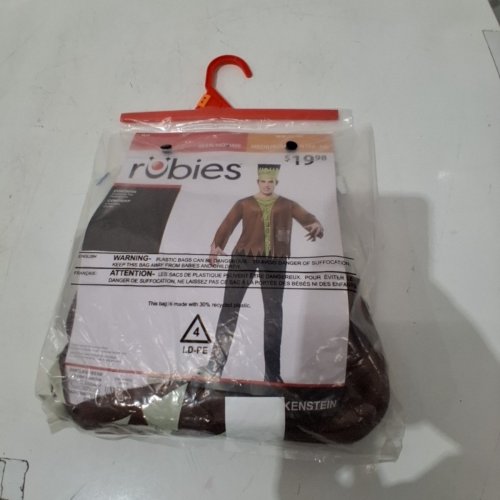2PC MEN'S RUBIES FRANKENSTEIN COSTUME - MEDIUM (32-34) - BROWN/GREEN (STYLE: 1002836) image 2